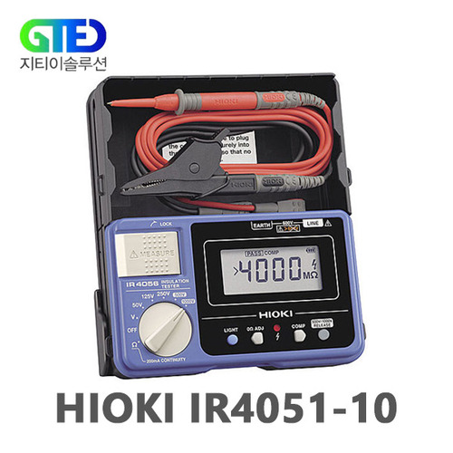 HIOKI IR4051-10 / 디지털 메가옴 멀티 미터 / 테스터