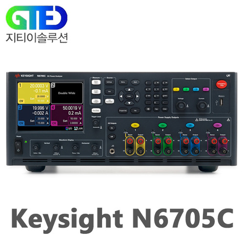 Keysight/키사이트 N6705C 전력 분석기/DMM/스코프/파형 발생기/데이터 로거 기능/전원 공급기