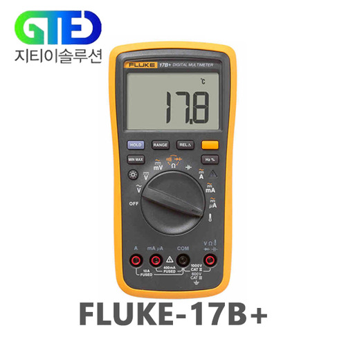 FLUKE-17B+ 디지털 멀티미터/DMM/미터기/테스타기/휴대용 멀티 테스터/메타/미터