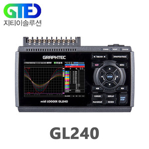 GRAPHTEC GL240 데이터 로거/휴대용 Midi Data Logger