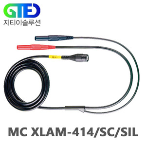 MC XLAM-414/SC/SIL(67.9867-**) Ø 4 mm/BNC Adapter Leads(=HIOKI L9790)