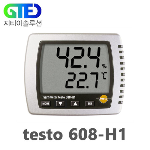 testo 608-H1 디지털 탁상용 온습도계/온도 측정기/온도계