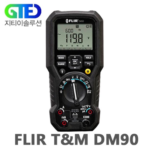 [단종] FLIR DM90 디지털 멀티 미터/테스터/미터기/DMM/테스타기 ≒FLUKE 179 휴대용 멀티미터/메타